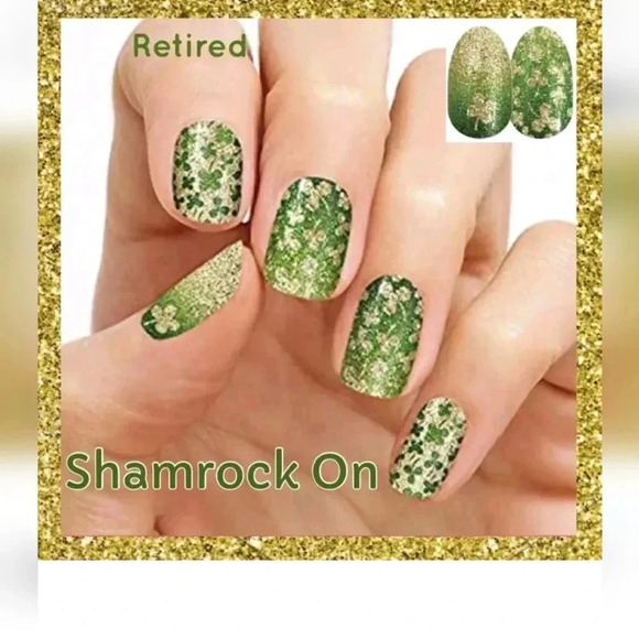 Color Street Shamrock On St Patrick's Day Green New - Picture 1 of 1